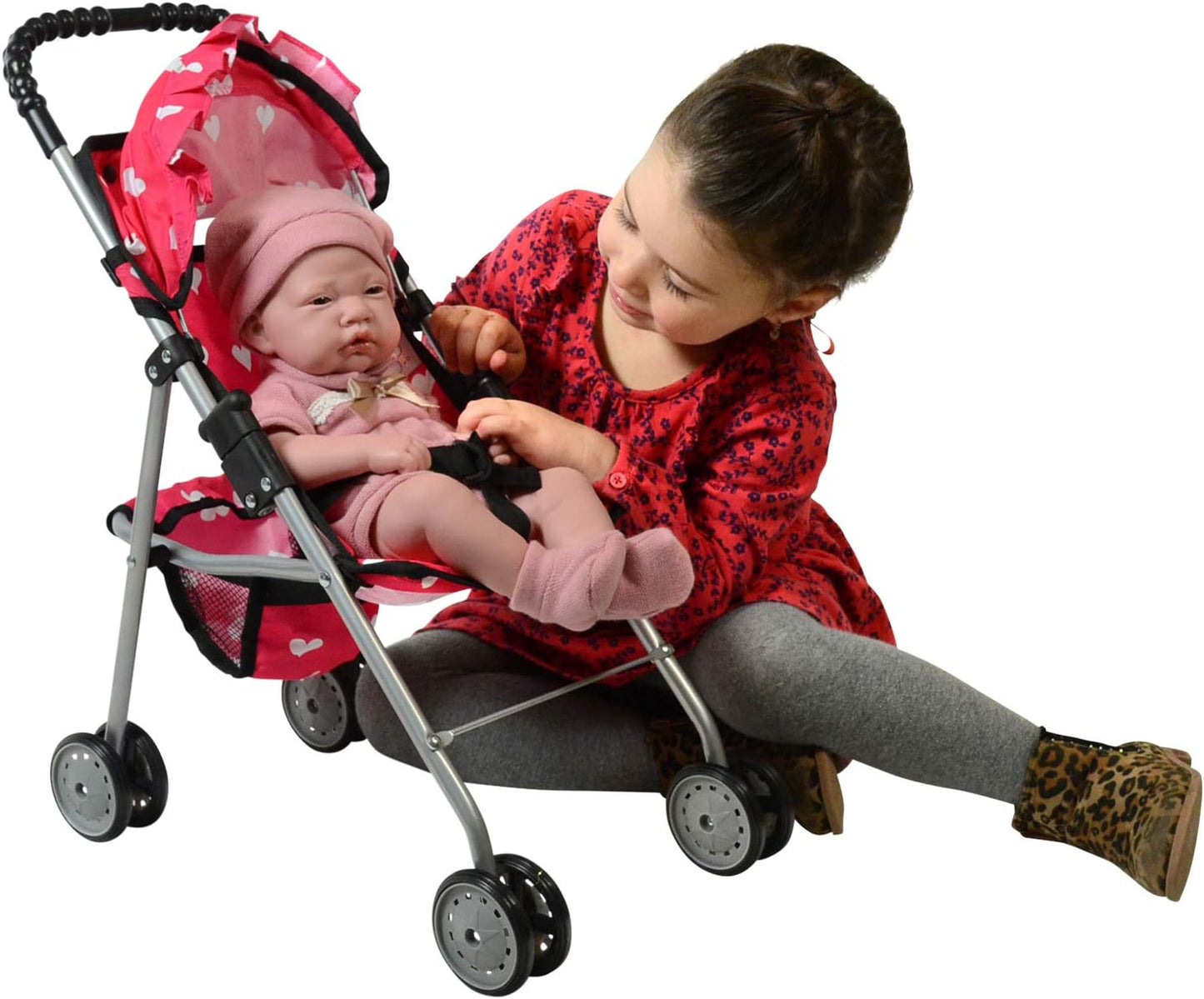 My First Doll Stroller Denim for Baby Doll
