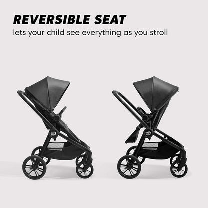 Baby Jogger City Sights Stroller - Convertible Stroller with Compact Fold Dark Slate