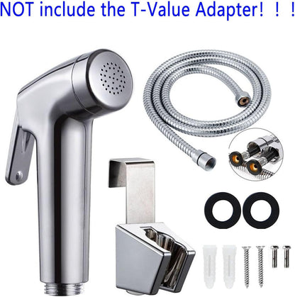 LikeHome Bidet Sprayer for Toilet - Cloth Diaper Sprayer Shattaf Handheld Bidet Rinse Spray Head - White (Without T-Adapter)