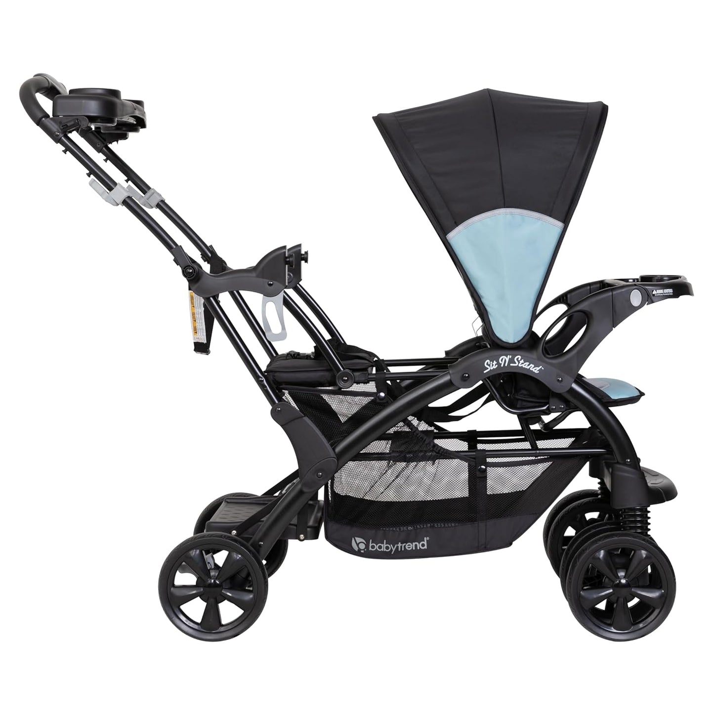 Baby Trend Sit N' Stand® Double 2.0 Stroller, Dash Black