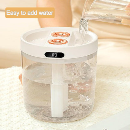 Humidifiers for Bedroom, Top Fill 1.5L Supersized Cool Mist Humidifier with Oil Diffuser and Nightlight, Quiet Ultrasonic Humidifiers for Home, Large Room, Baby Nursery and Plants (humidifier)