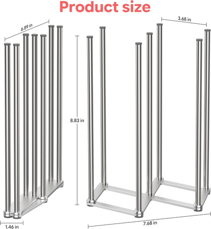 Collapsible Bottle Drying Rack, Baby Bottle Drying Rack, Foldable Cup Draining Holder, Retractable Reusable Silicone Bag Dryer with Non-Slip Bottom