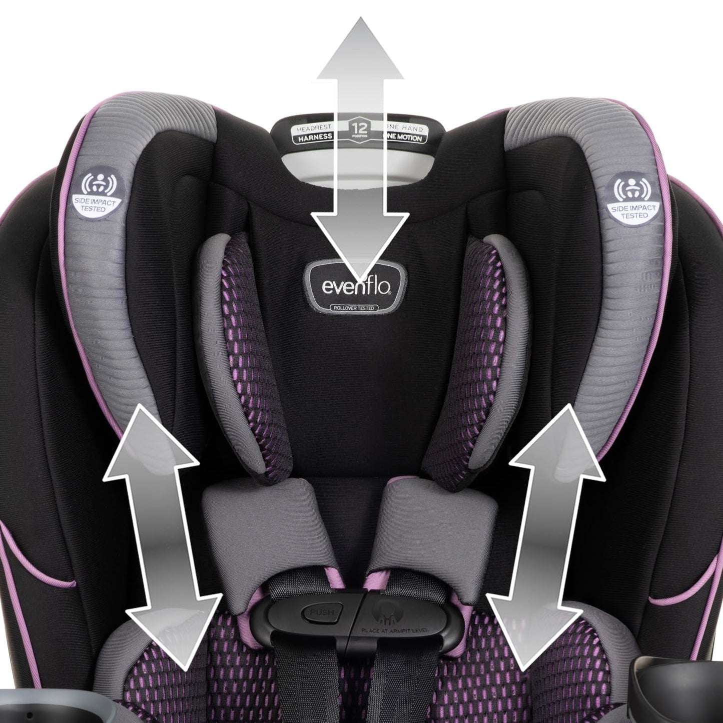 Evenflo EveryFit/All4One 3-in-1 Convertible Car Seat (Augusta Pink)