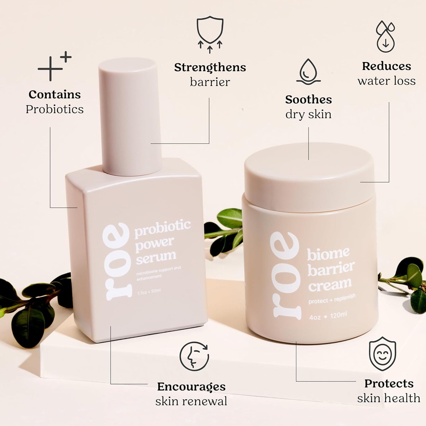 Roe Wellness- Baby Cream Lotion Ointment EWG Verified Non-Toxic Ingredients | Full Body Biome Barrier | Dry Skin, Itch Relief, Moisturizing, All Over Ointment | Toddlers & Kids