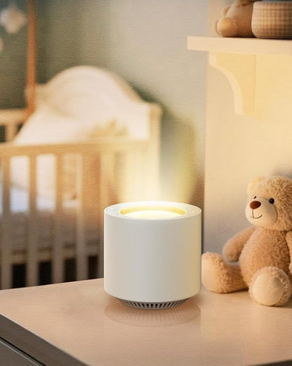 White Noise Sound Machine: Red Light Therapy Sleep Sound Machine with 38 Soothing Sounds & Calming Womb Soother, Memory Function, Dimmable Nursery Night Light with Timer for Baby Adult Gift