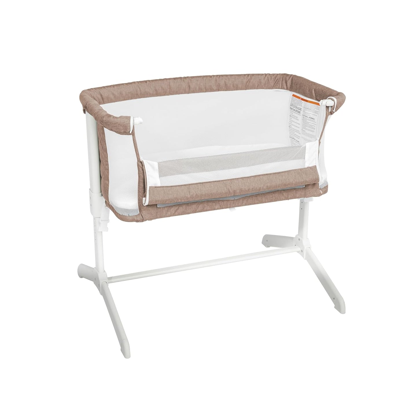Baby Delight Beside Me Serenity Bassinet | Lightweight Bedside Sleeper & Baby Bassinet | 7-Position Height Adjustment | 100% GOTS Certified Organic Cotton Fabric | Organic Sage