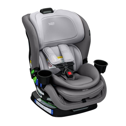 Britax Poplar S Convertible Car Seat, 2-in-1 Car Seat Extended Rear Facing, 17” Slim Car Seat Design with Fast & Easy ClickTight Installation, Anti-Rebound Bar & SafeWash Fabrics — Cowmooflage