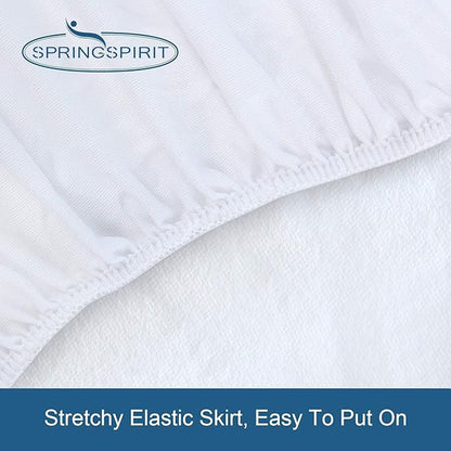 2 Pack Full Size Mattress Protector Waterproof Mattress Topper Cover Full Fitted Sheets up -14'' Breathable & Noiseless Mattress Protector Machine Washable