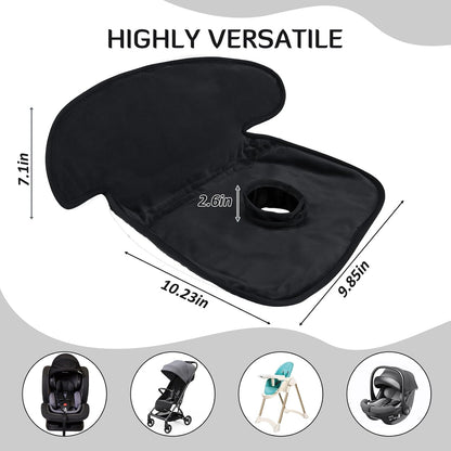 INFANZIA Dry Seat, Car Seat Protector Waterproof Carseat Liner Potty Training Toddlers, Baby and Infants, Piddle Pad for Carseats Strollers (Grey, 1 Pack