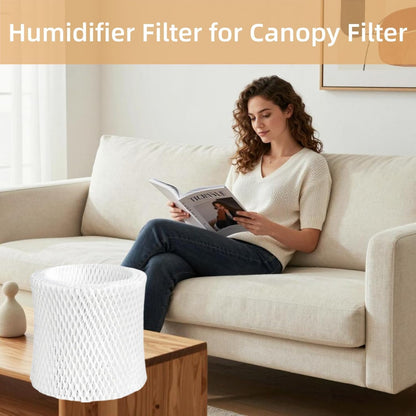 Humidifier Replacement Filter Compatible with Canopy Bedside Humidifier and Nursery Humidifier,Wood Pulp & Paper Filter (4 Pack)