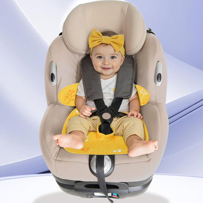 INFANZIA Dry Seat, Car Seat Protector Waterproof Carseat Liner Potty Training Toddlers, Baby and Infants, Piddle Pad for Carseats Strollers (Grey, 1 Pack