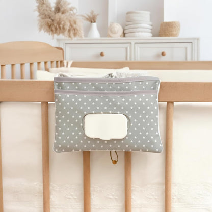 HAMUR Baby Diaper Bag Organizer – Travel-Friendly, Compact & Foldable | Stroller Pouch for Newborn Essentials – Must-Have for Boys & Girls (Leaves)