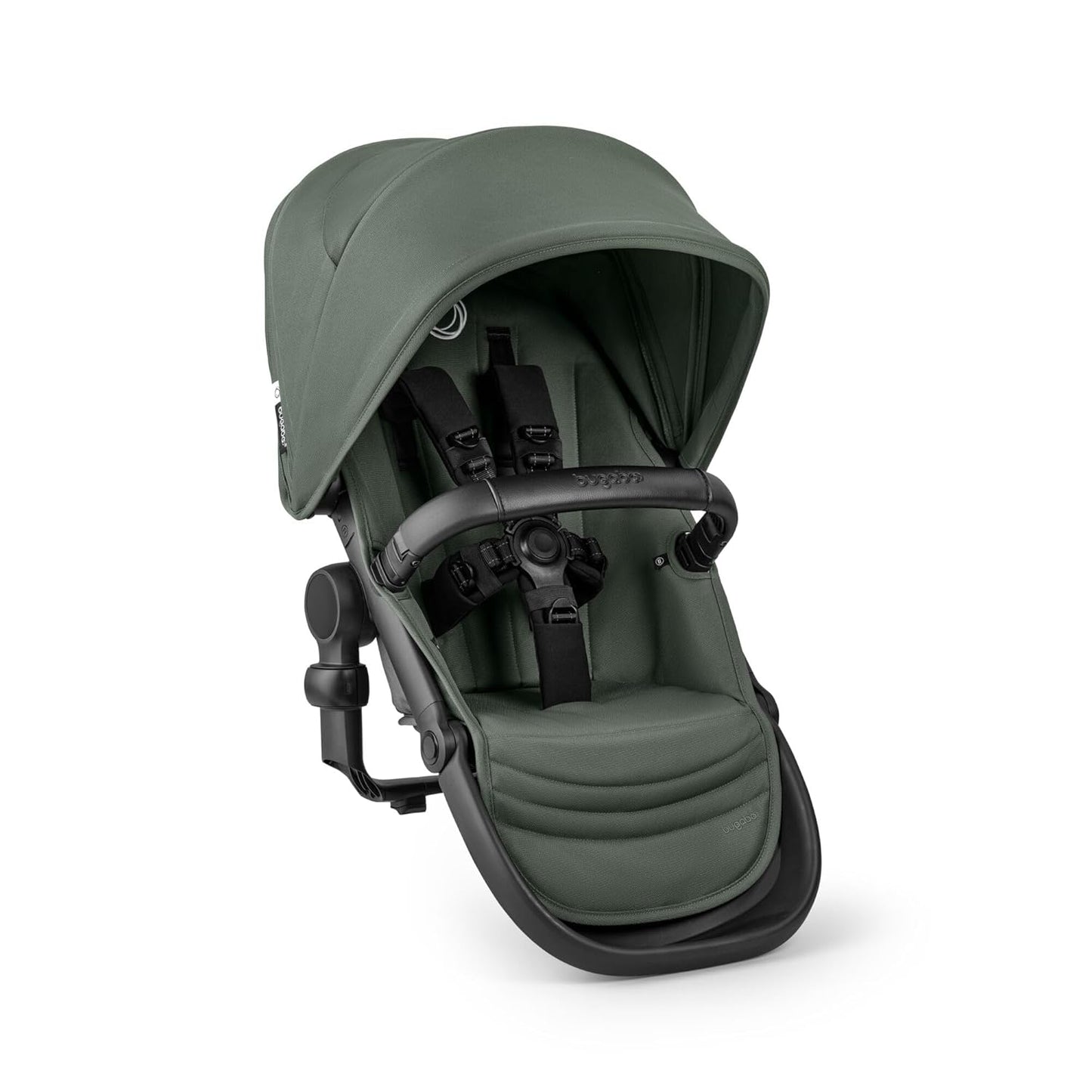 Bugaboo Kangaroo Sibling/Second Seat – Forest Green | Converts Kangaroo Stroller to Double | UPF 50+ Canopy, Adjustable Footrest, Reversible Toddler Seat