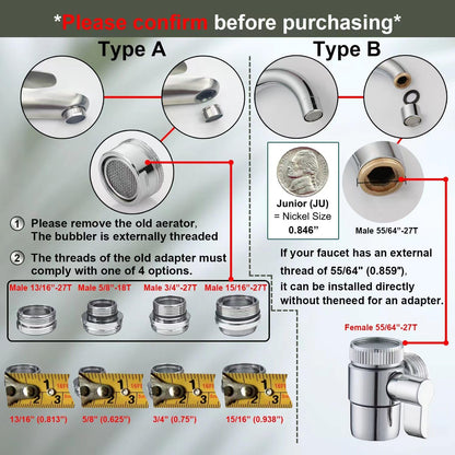 GASLIKE Handheld Bidet Sprayer, Toilet Cleaning, Baby Diaper, Hygienic Cleanup, Quick and Easy Installation, Multiple Uses, Stainless Steel, Brushed Finish