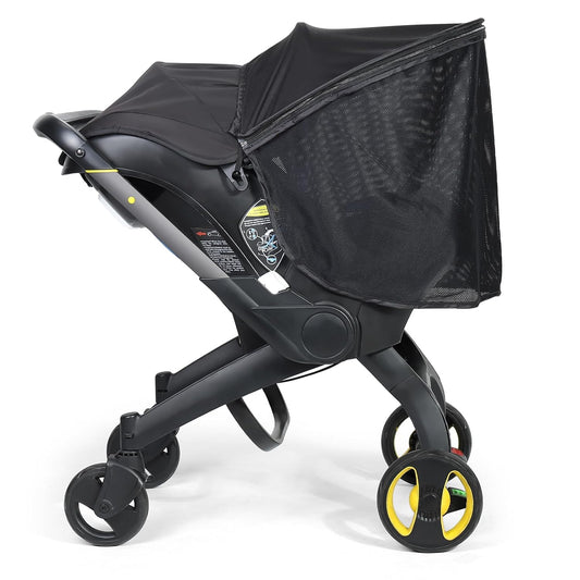 Orzbow Stroller Sun Shade Cover, Removable Stroller Shade Extender with Zip, Universal Canopy for Stroller Sun Protection, Breathable & Stable, Blocks 95% UV(UPF 50+)