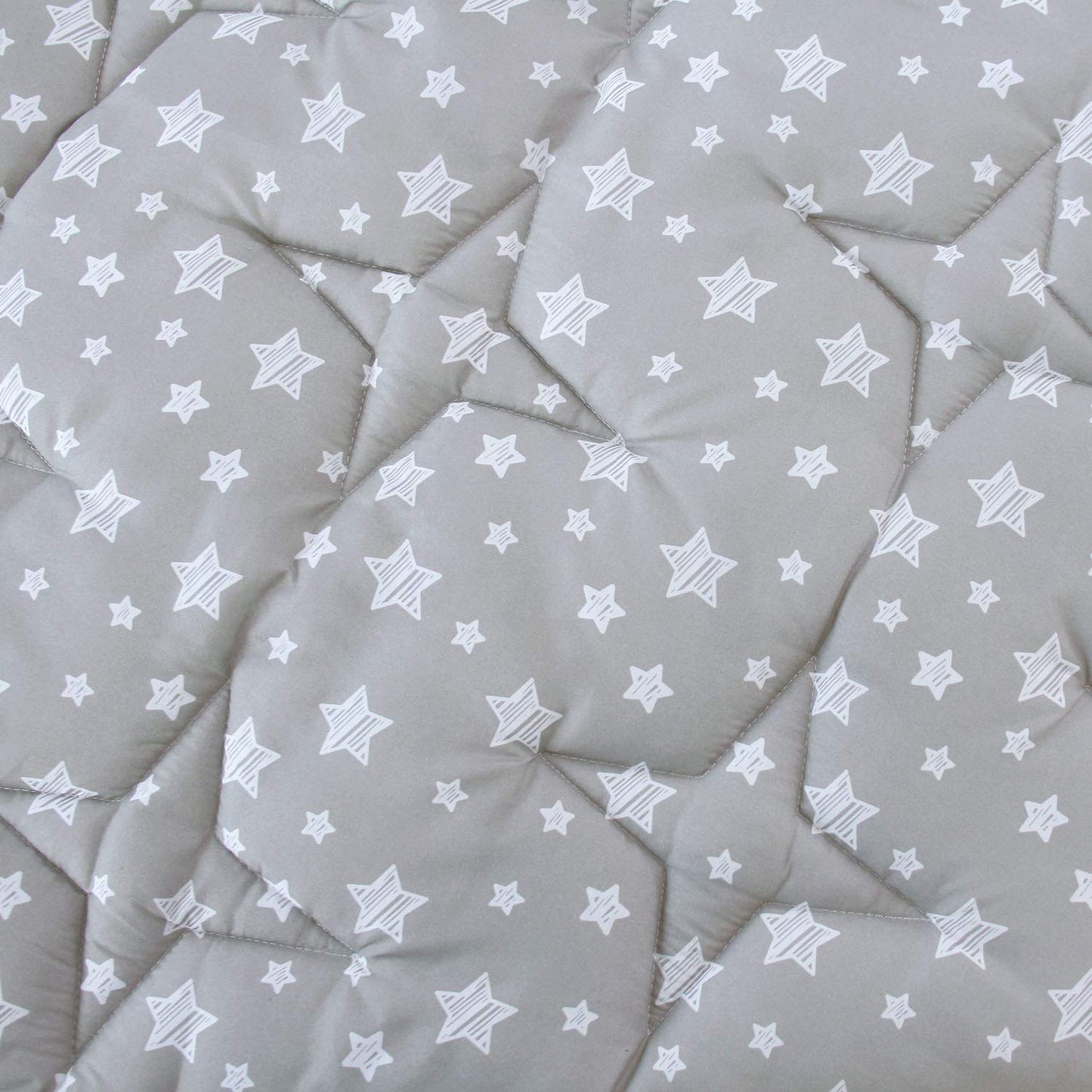 Octagon Playpen Mat Grey, Non Slip 8 Panel Playpen Mattress Mat Fits Regalo Extra Large Play Yard and hiccapop XL 69" Baby Playpen, Grey Star Octagon Playard Pad