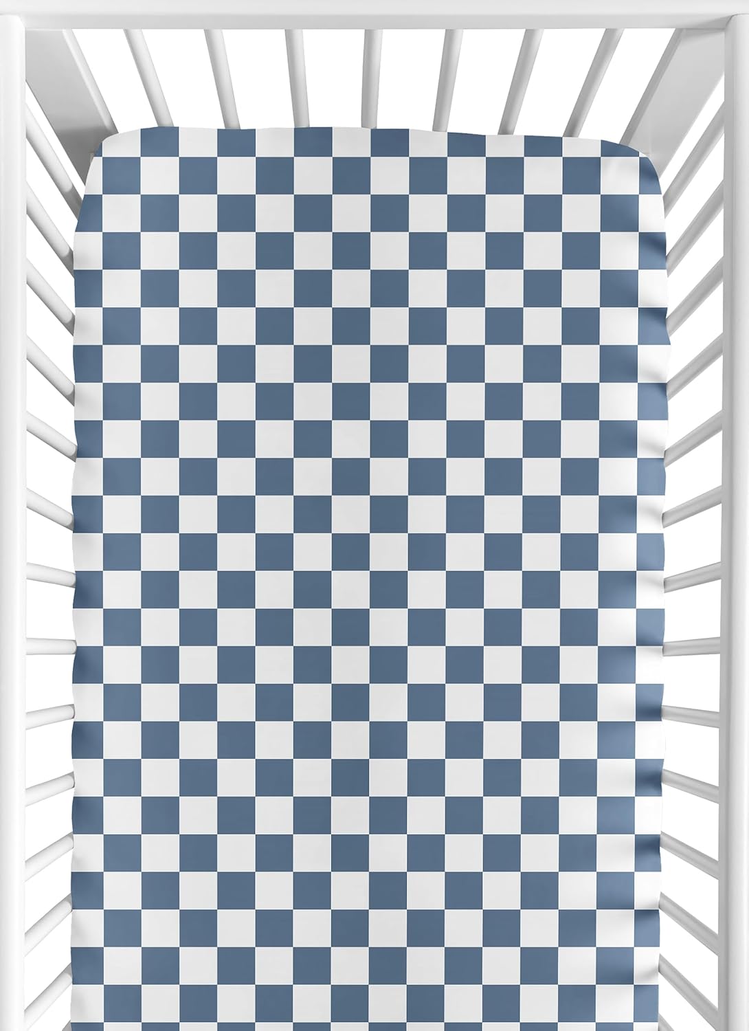 Sweet Jojo Designs 2-Piece Baby Bassinet Sheets Set (Black/White Gingham Checkered Plaid) for Boy/Girl, Infant Newborn Nursery, Oval, Rectangle & Hourglass Mattress (Solid Onyx & Classic Checkerboard)