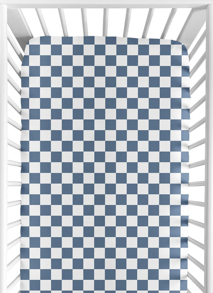 Sweet Jojo Designs 2-Piece Baby Bassinet Sheets Set (Black/White Gingham Checkered Plaid) for Boy/Girl, Infant Newborn Nursery, Oval, Rectangle & Hourglass Mattress (Solid Onyx & Classic Checkerboard)