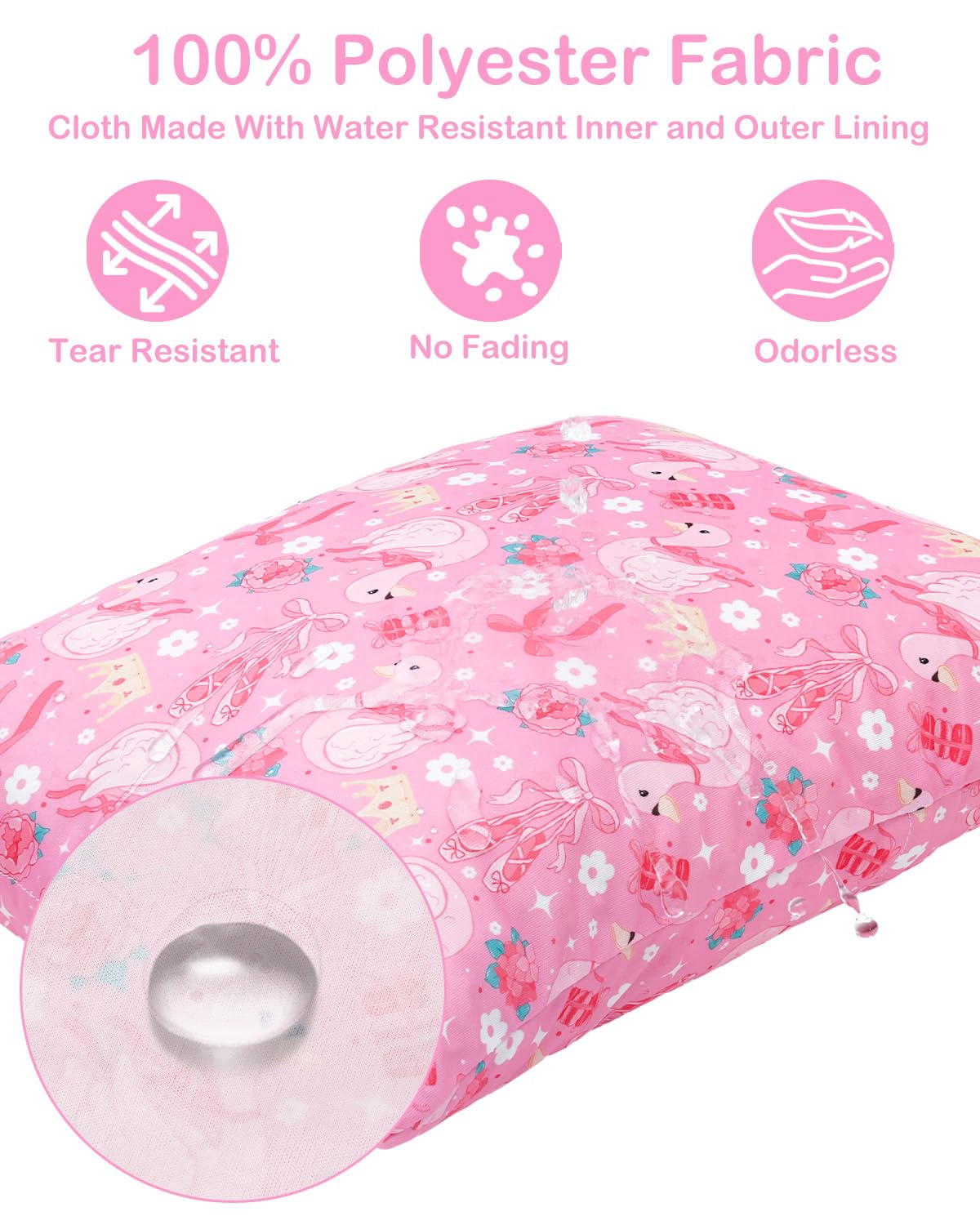 ALVA ALVABABY 3 Cloth Diaper Wet Dry Bags Waterproof Reusable with Two Zippered Pockets Travel Beach Pool Daycare Soiled Baby Items Yoga Gym Bag for Swimsuits or Wet Clothes Small medium Large - Colors A