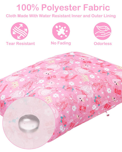 ALVA ALVABABY 3 Cloth Diaper Wet Dry Bags Waterproof Reusable with Two Zippered Pockets Travel Beach Pool Daycare Soiled Baby Items Yoga Gym Bag for Swimsuits or Wet Clothes Small medium Large - Colors A