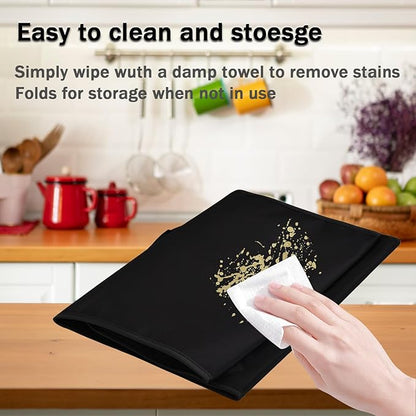 Dust Cover for Dr Brown's Baby Bottles Sterilizer, Heavy Duty Heat-Resistant Nylon Fabric Protective Bottle Dryer Cover Compatible with Dr. Brown's Baby Bottles All-in-One Sterilizer and Dryer (Black)