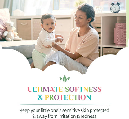 Organyc 100% Certified Organic Cotton Baby Diaper Liner for Sensitive Skin, Fits All Brands and Sizes Diapers Except New Born, 20 Count