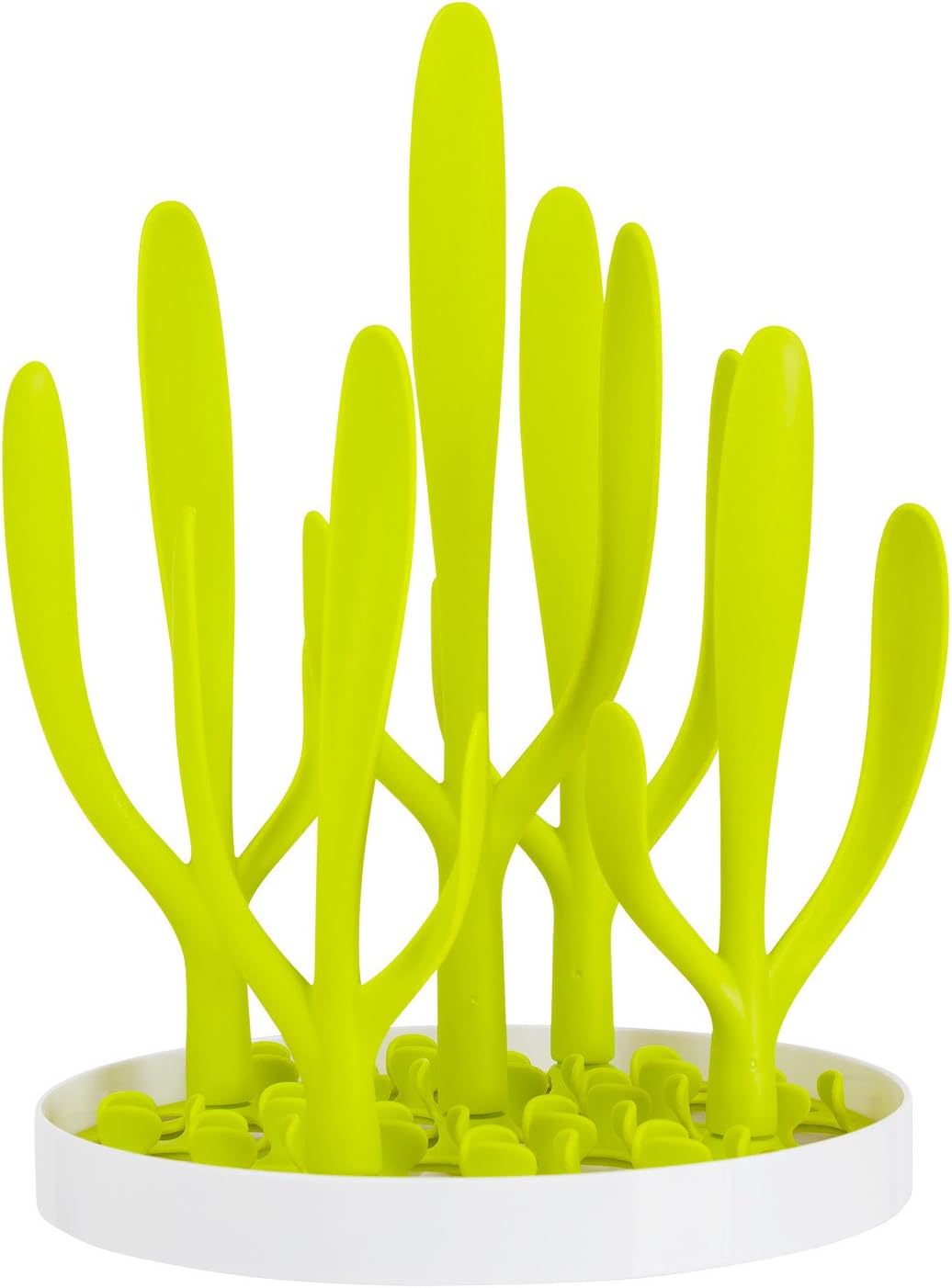 Boon Sprig Countertop Baby Bottle Drying Rack - Nature Inspired Upright Bottle Rack Dryer -Upright Drying Rack for Bottles and Baby Accessories - Baby Bottle-Feeding Supplies