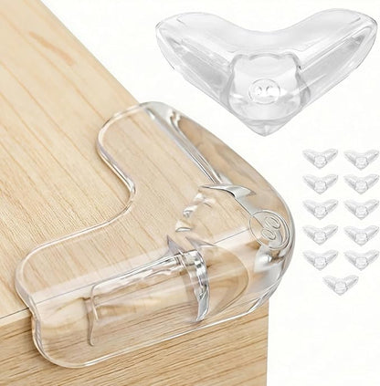 12 Pack Corner Protector for Baby,Shapes Baby Proof Corners and Edges, Furniture Edge Protector for Babies & Kids,Transparent Corner Protectors,Baby Safety Products to Baby Proof Corners and Edges