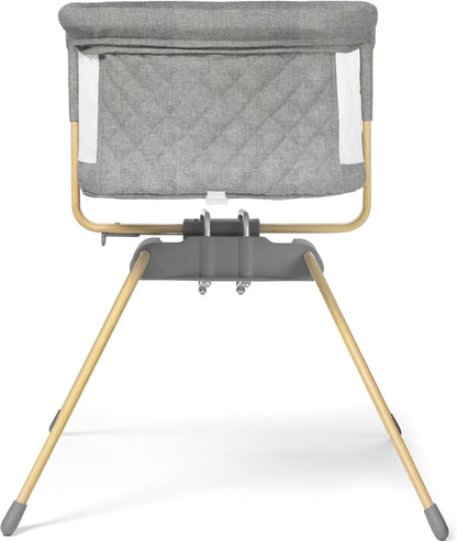 Baby Bassinet with Rocking/Gliding, Portable Bedside Sleeper for Baby with Foam Mattress, Baby Bedside Crib for Newborns and Infants with Carrybag