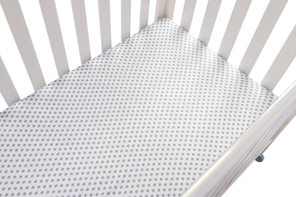Onacosht Pack and Play Sheets 3 Pack for Baby Boy, Stretchy Jersey Knitted Portable Mini Crib Sheets Playard Mattress Cover, Woodland Animal Elephant Fox Lion Bear Giraffe Zebra Printing