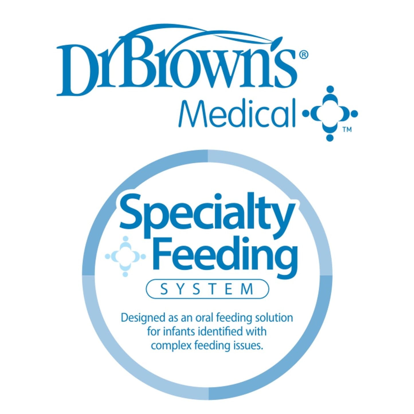 Dr. Brown's Medical Specialty Feeding System Wide-Neck Baby Bottles, Oral Feeding Solution for Preemies and Infants with Cleft Lip & Feeding Challenges, 5 oz/150 mL, 0m+ – 3-Pack