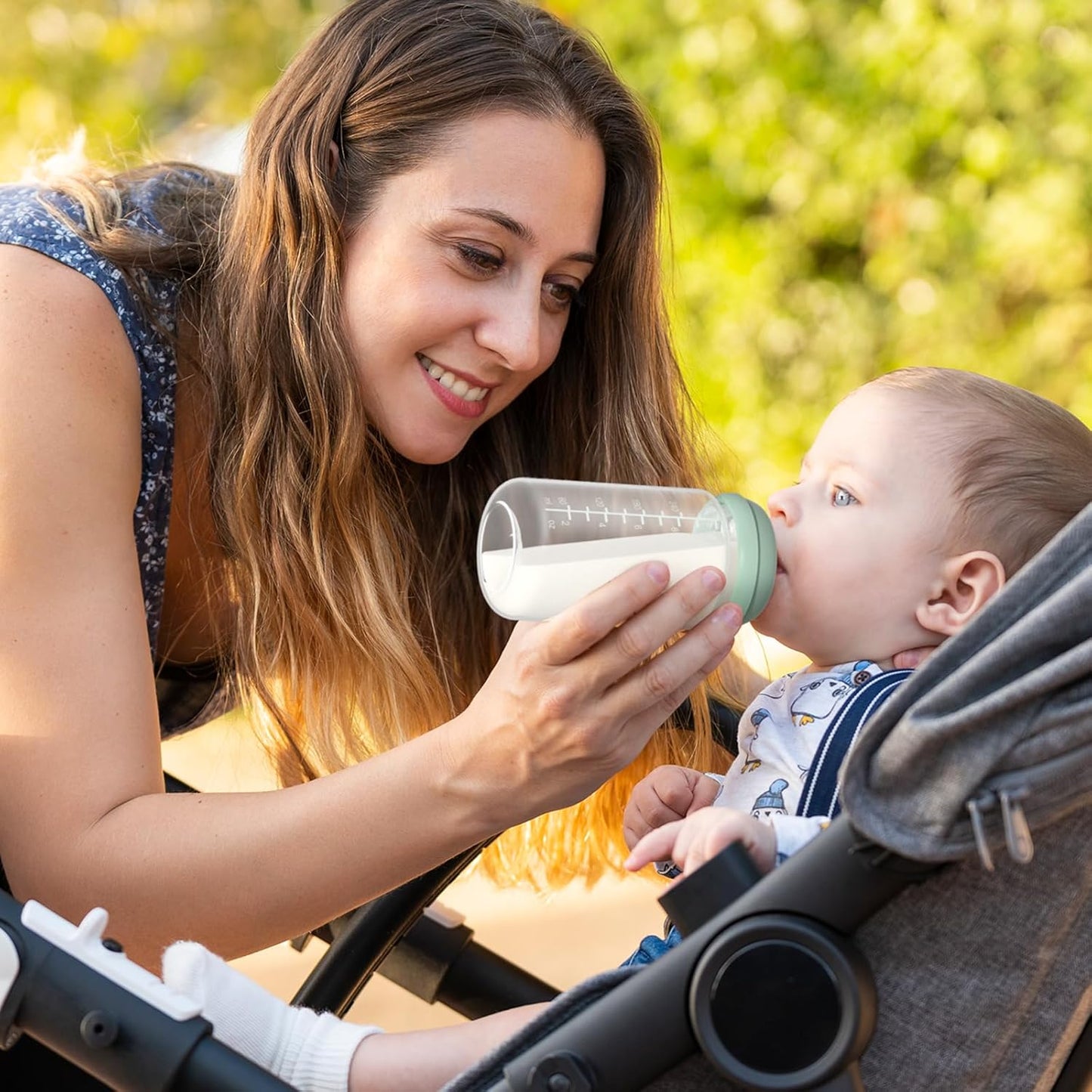 Momcozy Soft Baby Nipple Premium Natural Flow Silicone for Wide-Neck Bottles, BPA-Free, Perfectly Compatible with Momcozy Breast Milk Cooler, Small (Pack of 2)
