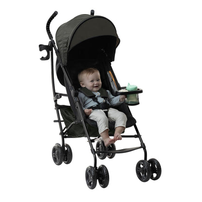 Ingenuity 3Dlite Convenience Stroller, Gray – Lightweight Stroller with Aluminum Frame, Large Seat Area, 4 Position Recline, Extra Large Storage Basket – Infant Stroller for Travel and More