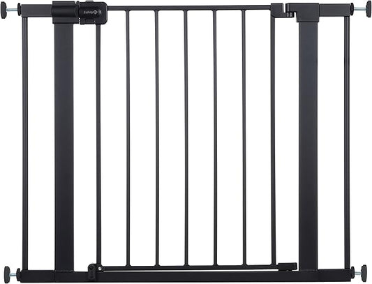 Safety 1st Easy Install 28'' Walk Thru Gate, Fits Between 29'' and 38'', Black, 1-Pack,(GA105CBLK)