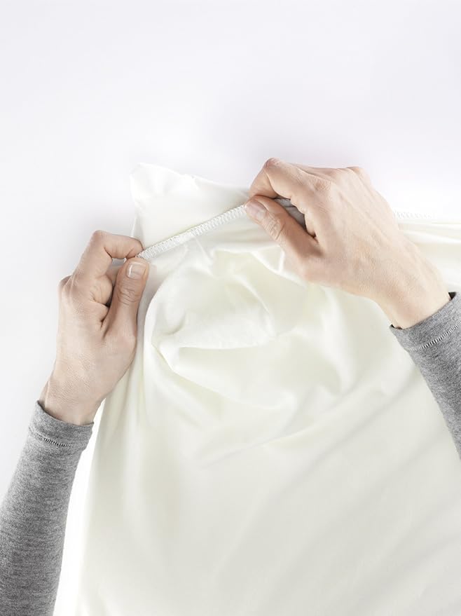 BabyBjörn Fitted Sheet for Travel Crib Light - Organic White