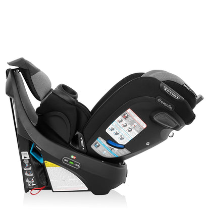Evenflo Gold Revolve360 Extend All-in-One Rotational Car Seat with SensorSafe (Onyx Black)