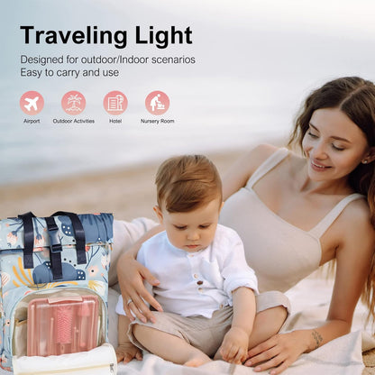 Baby Bottle Brush,6 in 1 Bottle Cleaner Set with Extendable Silicone Bottle Brush,Drying Rack,Nipple & Straw Brushes,Soap Dispenser & Organizer Case,Ideal Gifts for Babies& Moms