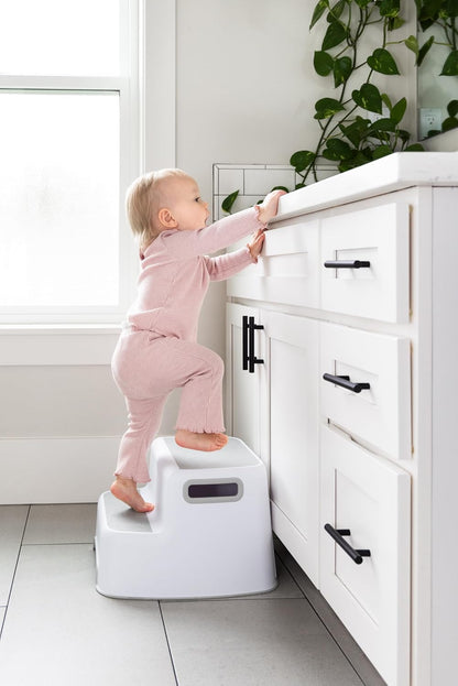 Ubbi Multi-Use Potty and Utility Hook, No Hardware Or Installation Needed, Durable and Sturdy to Hang Over Toilet Tank Or Door, Polypropylene, White
