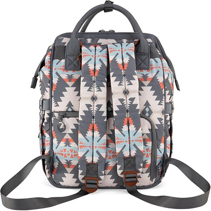 Wrangler Callie Diaper Bag Backpack with Stroller Straps Multifunction Baby Travel Bag WG2210-9110GY