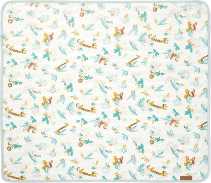 Tutti Bambini Premium Bassinet Sheets (2 Pack) - Soft & Breathable Bamboo Jersey, Double-Strength Bedside Sleeper Sheets, Fits Mattresses from 20.8 x 31.5 in to 23.6 x 35.4 in (Our Planet)