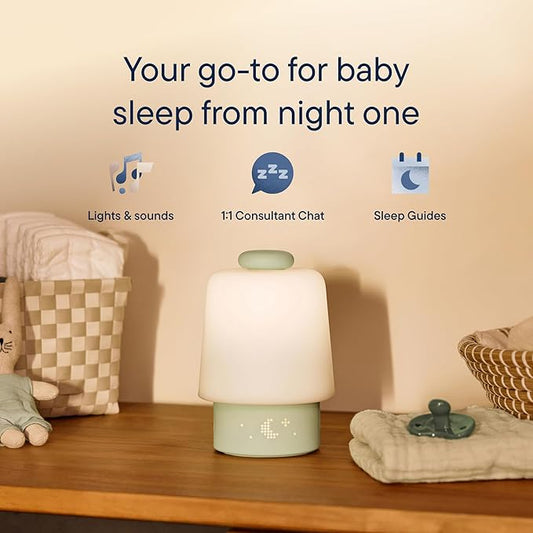 Hatch Baby Sound Machine, Night Light (Mint) | Sleep Support | Registry Essential, Routine Builder, Time-to-Rise Alarm Clock, White Noise, Nursery Stories, Toddler Kids (Wi-Fi)