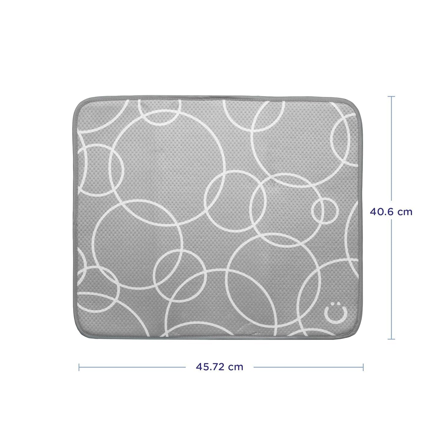 Ubbi Microfiber Dish Drying Mat, Baby Bottle Drying Mat, Kitchen Counter Dish Mat, Pack of 2