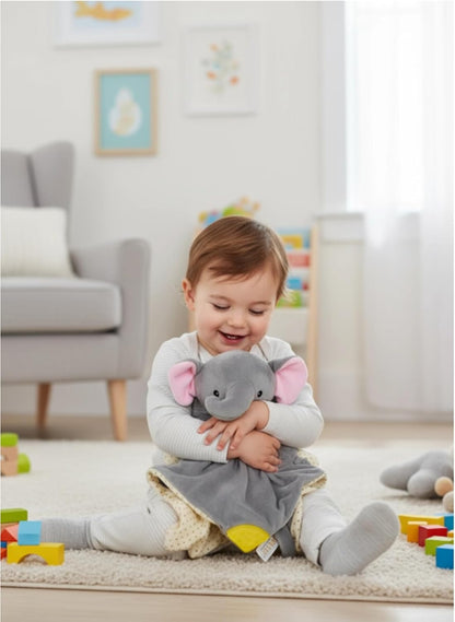 BEREST Unicorn Baby Sleep Soother 4-in-1 Sound Machine with Heartbeat & White Noise|Security Blanket & Pacifier Holder|Soothing Plush Toy for Newborns|Perfect Baby Registry Essential