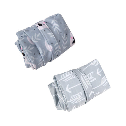 ALVA ALVABABY 3 Cloth Diaper Wet Dry Bags Waterproof Reusable with Two Zippered Pockets Travel Beach Pool Daycare Soiled Baby Items Yoga Gym Bag for Swimsuits or Wet Clothes Small medium Large - Colors B