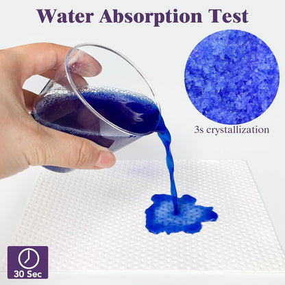 100 Packs Super Absorbent Potty Pads Disposable Potty Absorbent Pads Toilet Chair Liners for Training Toddlers for Camping Travel Outdoor