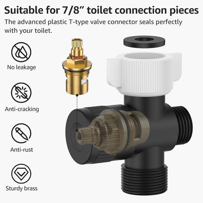 Handheld Bidet Sprayer for Toilet Brushed Nickel with Leakproof Hose,Stainless Steel Cloth Diaper Sprayer,Adjustable Water Pressure,Dual Mode Wall/Toilet Mount Jet Spray for Baby Feminine Senior Wash