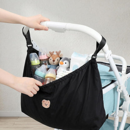 Large Capacity Stroller Organizer Bag, Universal Stroller Organizer, Adjustable Strollers Diaper Bag, for Storing Baby Formula, Bottles, and Other daily Necessities.
