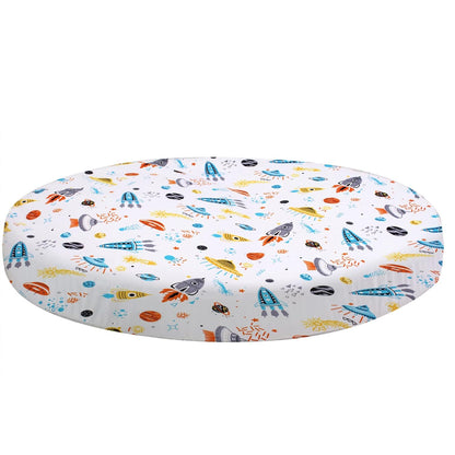 Cloele Square Playard Fitted Sheet 36x36, Ultra Soft Polyester Playpen Sheet for Baby & Pet, Dogs Pattern Pack and Play Crib Sheets, Portable Playard Mattress Cover