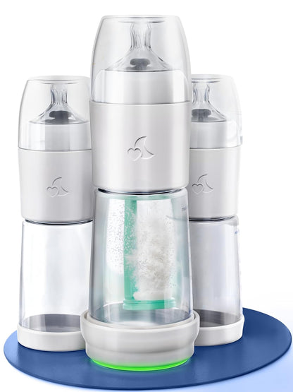 SNOOZI Set of 1 – Baby Night Bottle with Bottle Warmer – Baby Bottle with Integrated Formula Dispenser for Stress-Free Night Feedings (1 Bottle per Night)