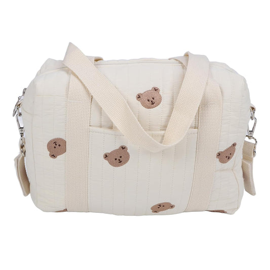 Fafeicy Universal Stroller Organizer, Multifunctional Baby Stroller Storage Bag Baby Stroller Bag Reusable Handbag Nappy Bag (Rabbit Bag)